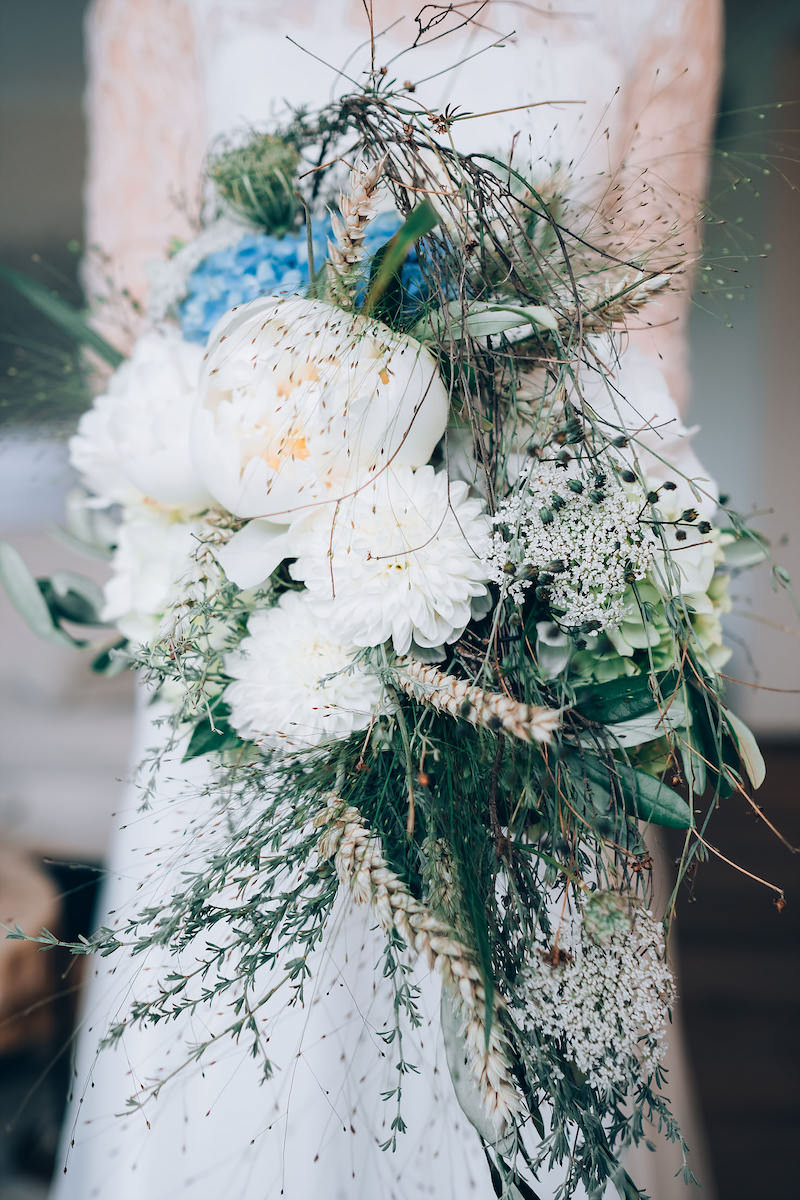 Brautstrauß Greenery