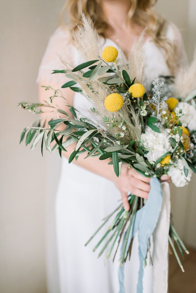 Brautstrauß mediterran Boho