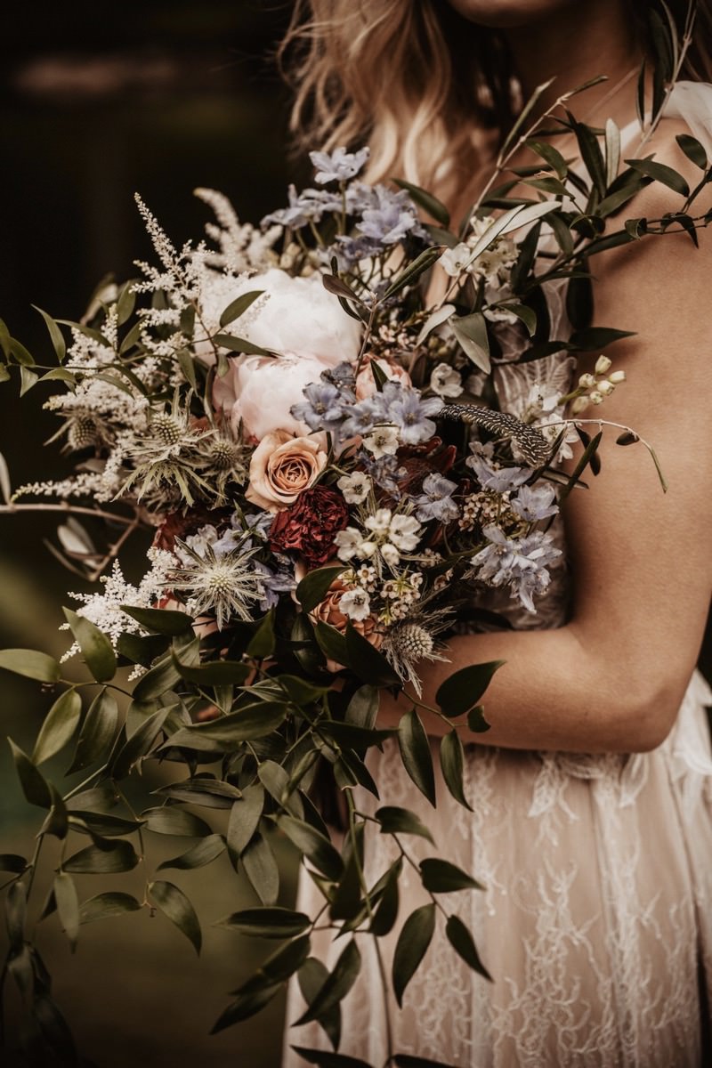 Brautstrauß Boho Herbst