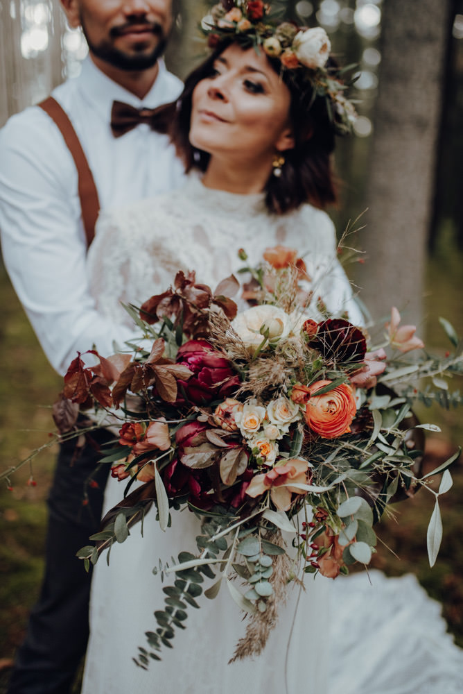 Brautstrauß Boho Herbst