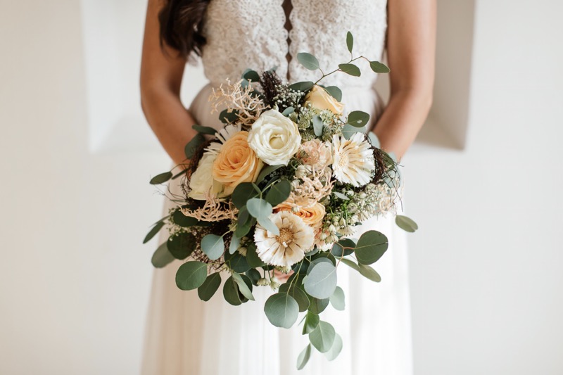 Brautstrauß Gelb Karamell