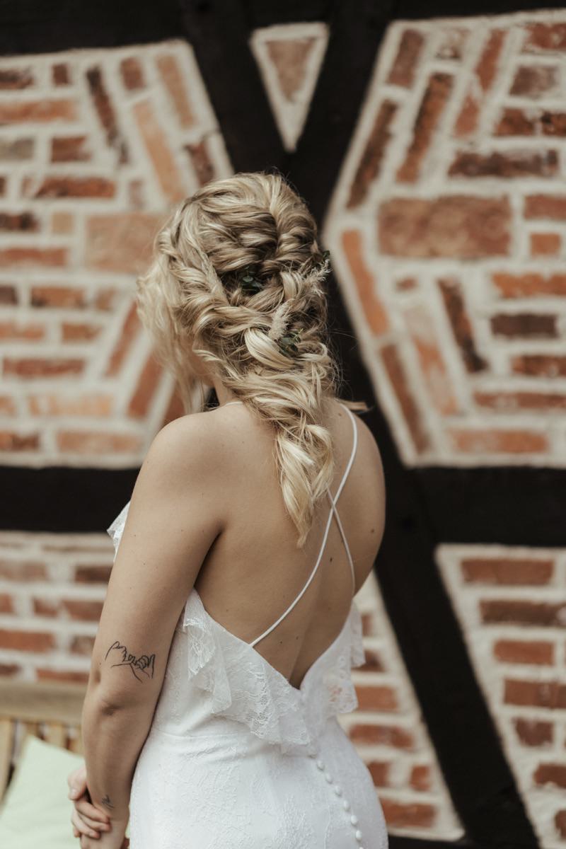 Brautfrisur, Flechtfrisur, Bohobraut, Bohofrisur