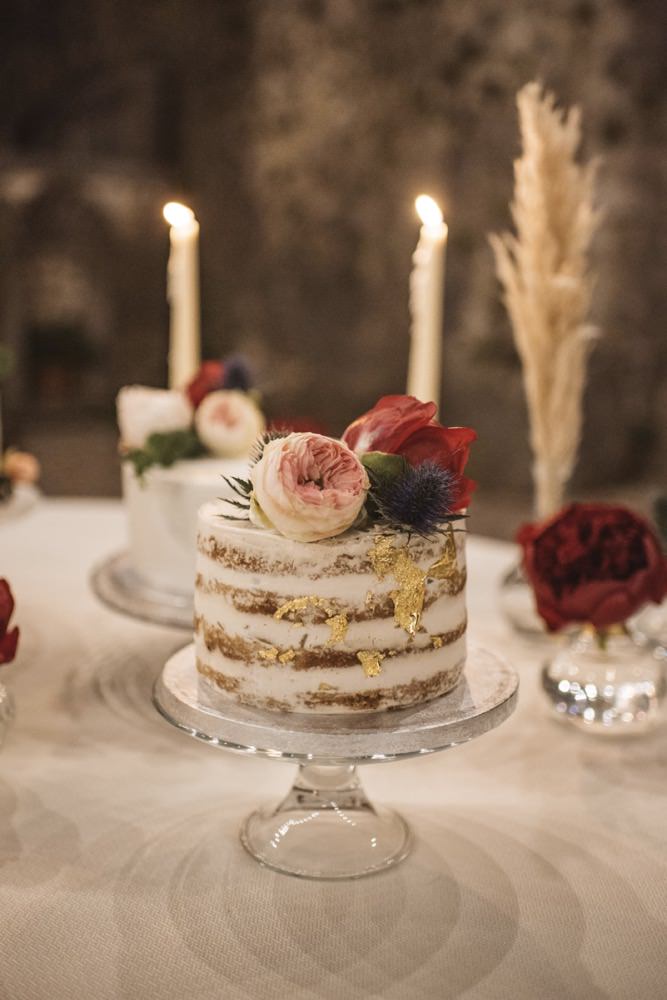 Hochzeitstorte, Naked Cake