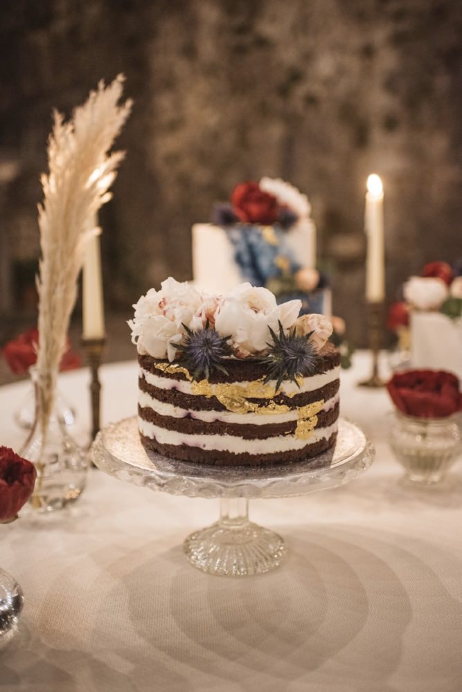 Hochzeitstorte, Naked Cake