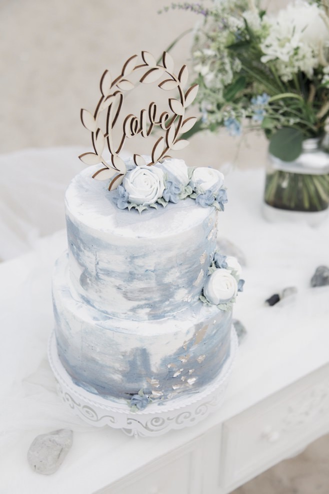 Hochzeitstorte maritim Boho