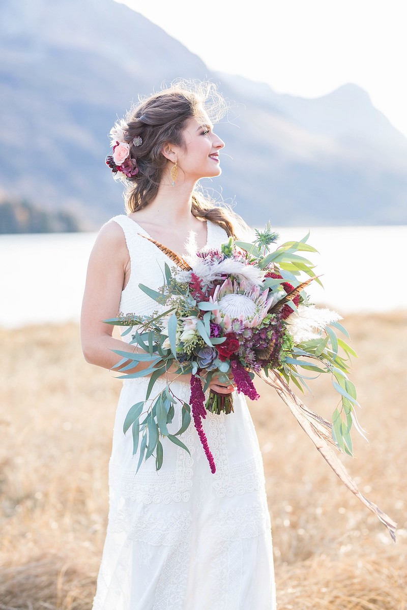 Brautstrauß Boho Wild