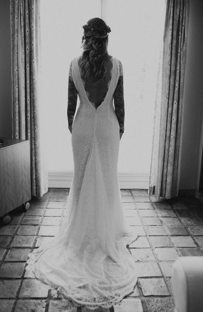 Brautkleid Victoria Rüsche