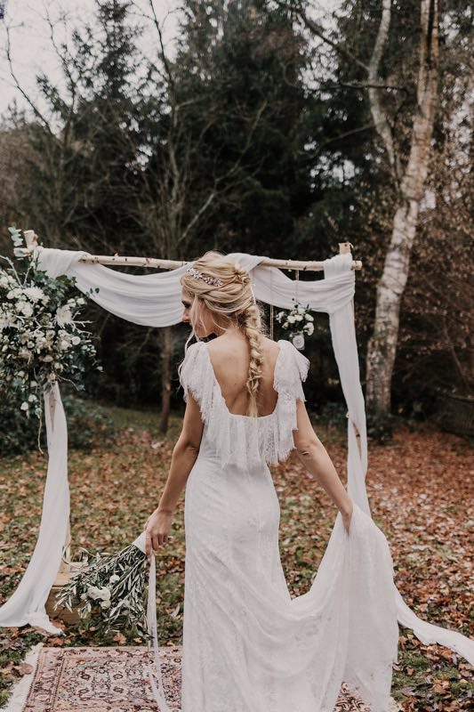 Brautkleid boho, Brautmode Esther Hofmann