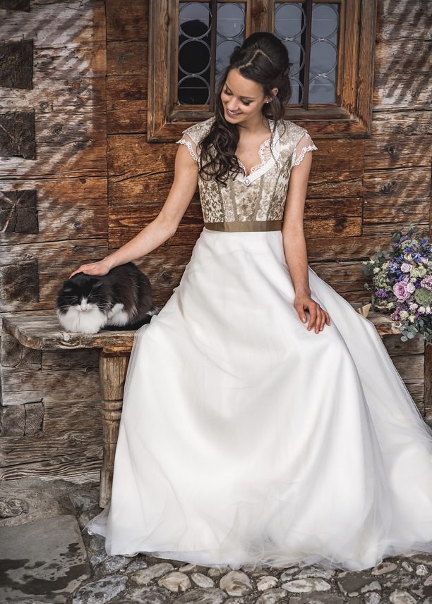 Brautkleid Dirndl, Brautdindl, Tian van Tastique