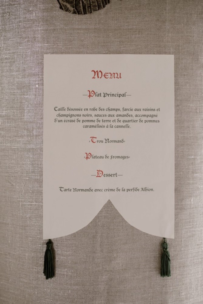 Hochzeitspapeterie nostalgisch, Normandie Hochzeit