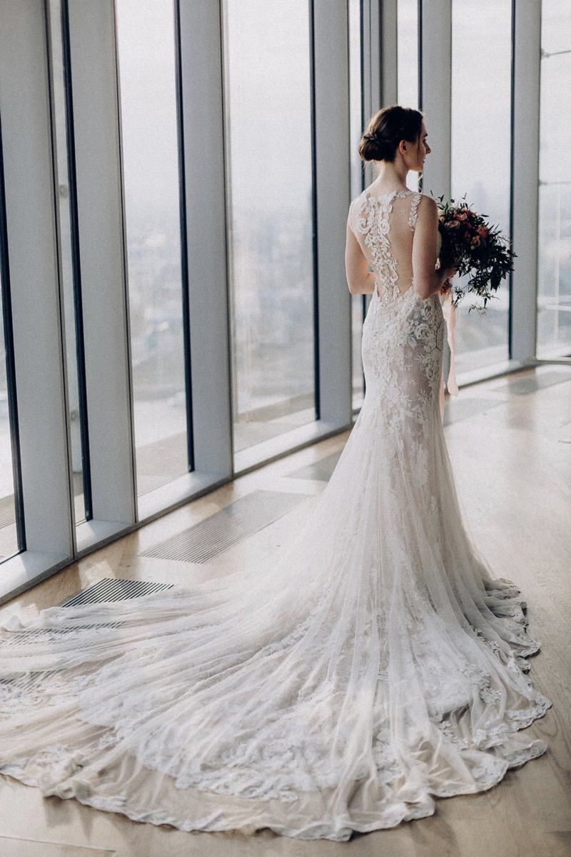 Brautkleid, Schleppe, Brautmode Diamore