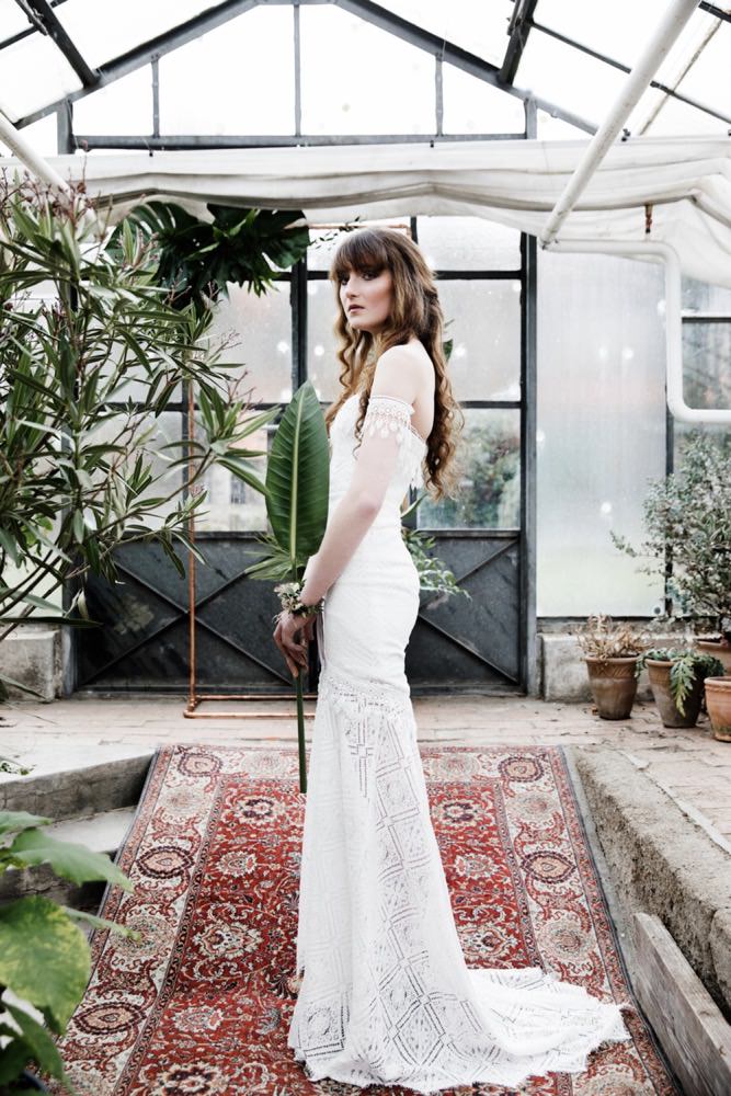 Brautkleid Boho, Brautmode Laura Dometzky