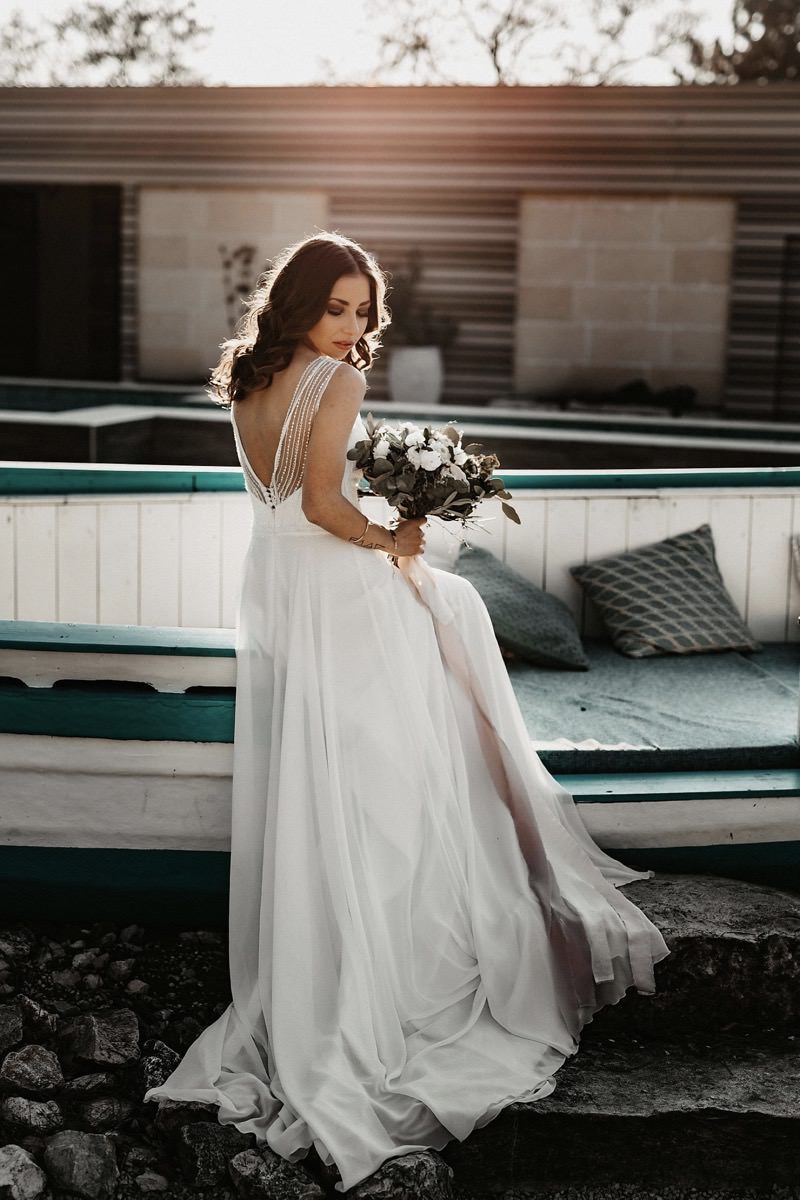 Brautkleid Boho