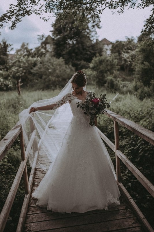 Brautkleid Vintage, Brautkleid Becca Loreen