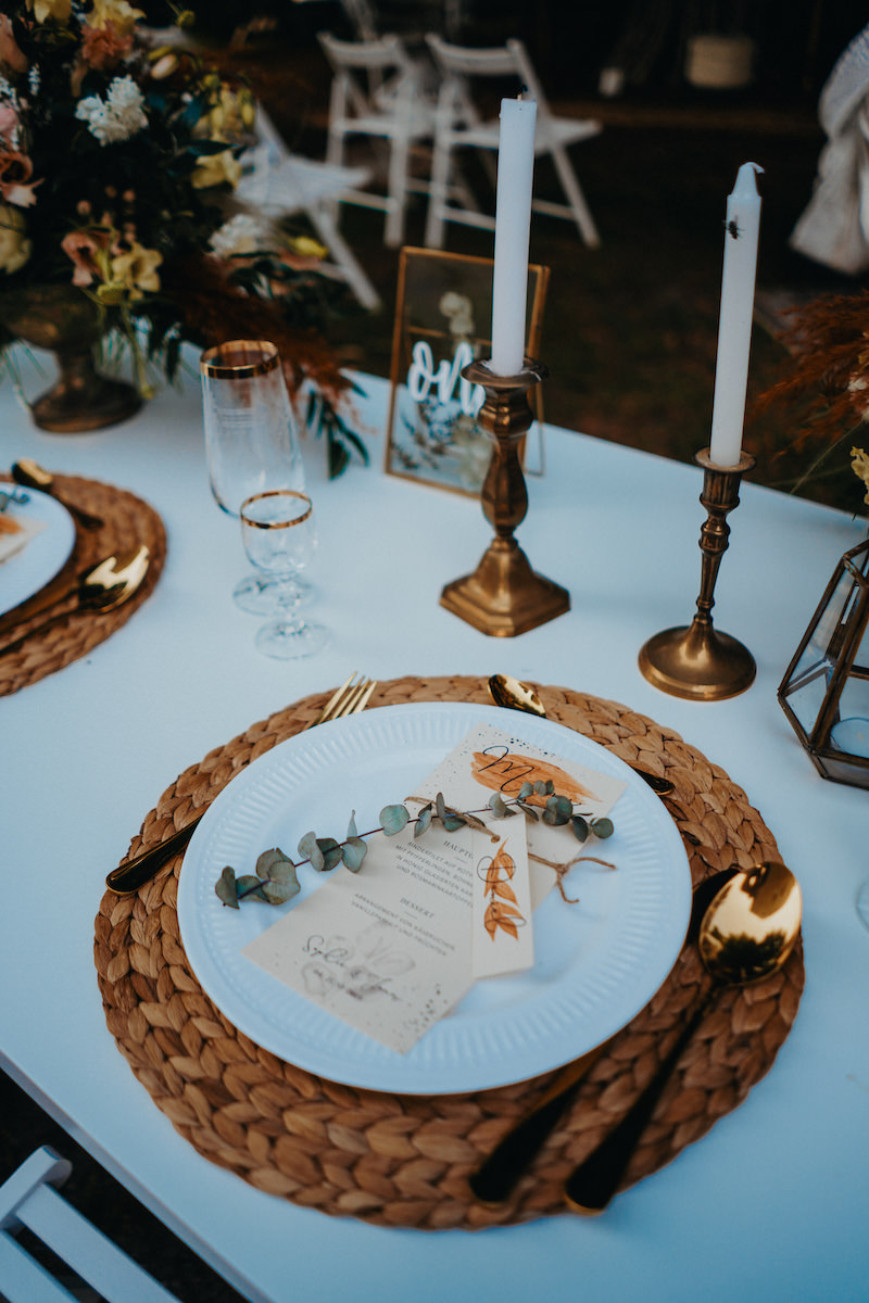 Tischdekoration Hochzeit, Hochzeitsdekoration, Bohohochzeit, Sommerhochzeit