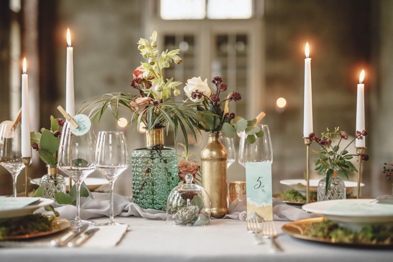 Tischdekoration Hochzeit, Hochzeitsdekoration, Frühlingshochzeit, Garden Style Hochzeit