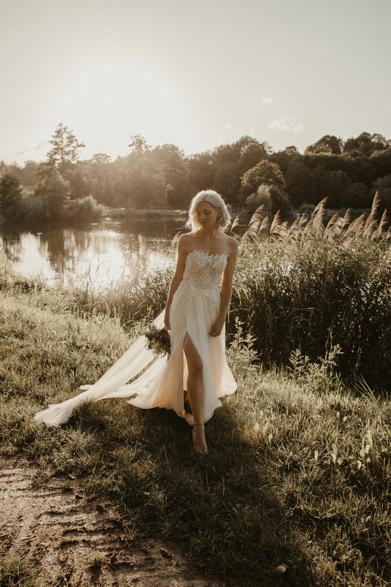 Brautkleid Boho, Brautkleid Sylwia Kopczynska, Jolie Bruchsal Brautmode