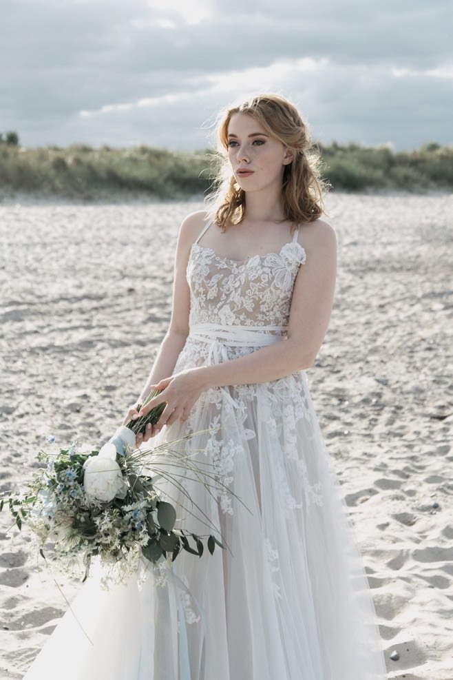 Brautkleid Watters, Boho Brautkleid, Strandhochzeit, Brautkleid Hochzeitsspeicher an der Elbe