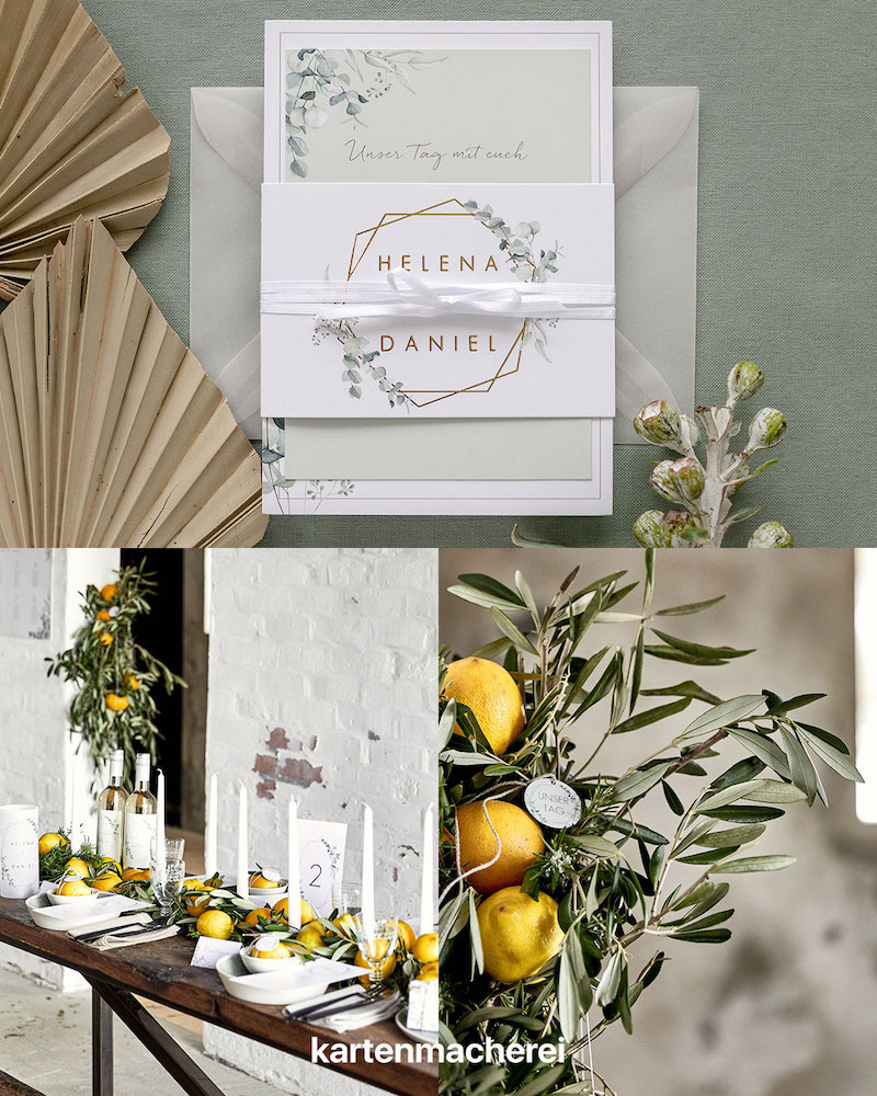 Hochzeitspapeterie, Papeterie, Hochzeitseinladungen