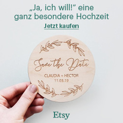 Hochzeitspapeterie, Save the date Karte