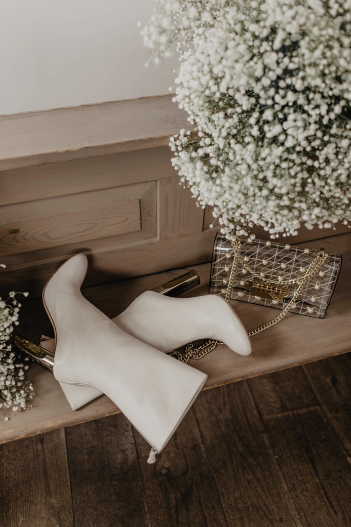 Hochzeitsschuhe Stiefel, Brautstiefel, Alexander McQueen