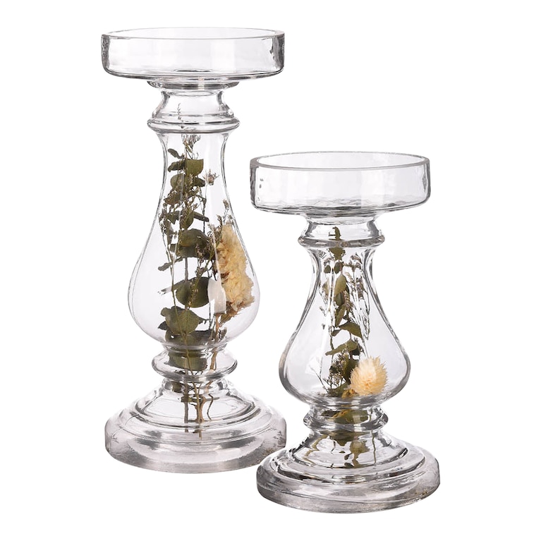 Hochzeitsdekoration, Teelichter Gold, Hochzeitsdeko, Trockenblumen, Kerzenständer