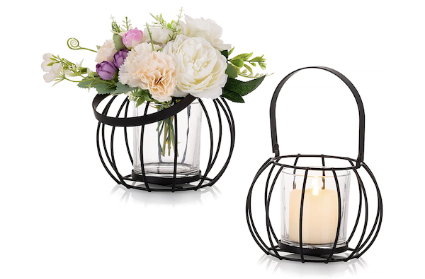 Tischdekoration Hochzeit, Hochzeitsdekoration, Windlicht