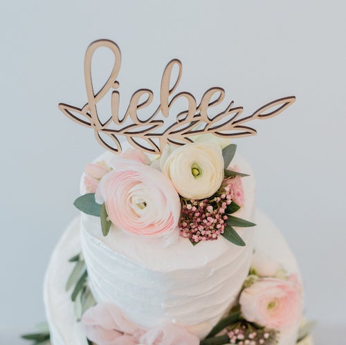 Cake Topper Liebe, Cake Topper Hochzeit, Cake Topper Holz
