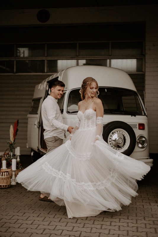 Brautkleid, Bohobraut Brautkleid, Boho Brautmode