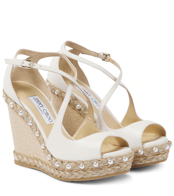 Brautschuhe, Brautschuh Wedges, Jimmy Choo Wedges