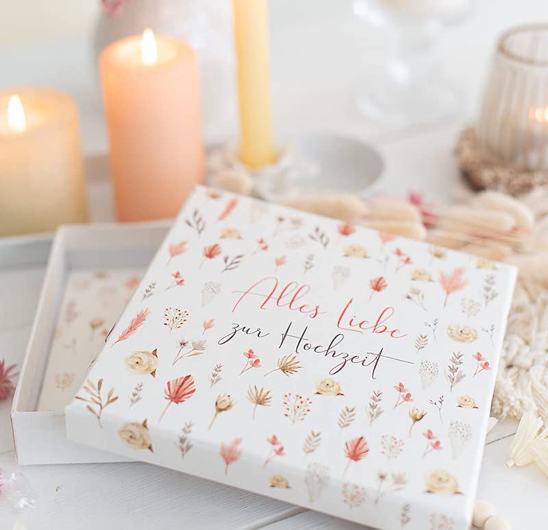 Hochzeitsgeschenk, Geschenkideen zur Hochzeit, Geldgeschenk Hochzeit, Geschenkbox Geld
