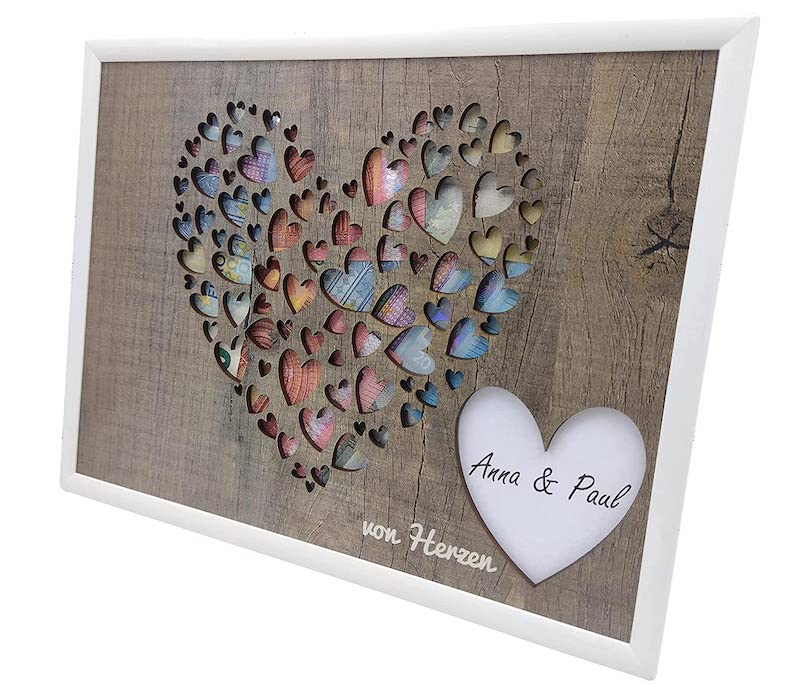 Hochzeitsgeschenk, Geldgeschenk zur Hochzeit, Geschenkideen zur Hochzeit, Hochzeit Geldgeschenk, Holzbild