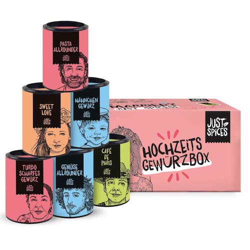 Hochzeitsgeschenk, Just Spices Hochzeitsbox, Geschenkideen zur Hochzeit