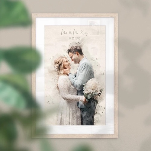 Hochzeitsgeschenk, Persönliches Hochzeitsgeschenke, Geschenkideen Hochzeit