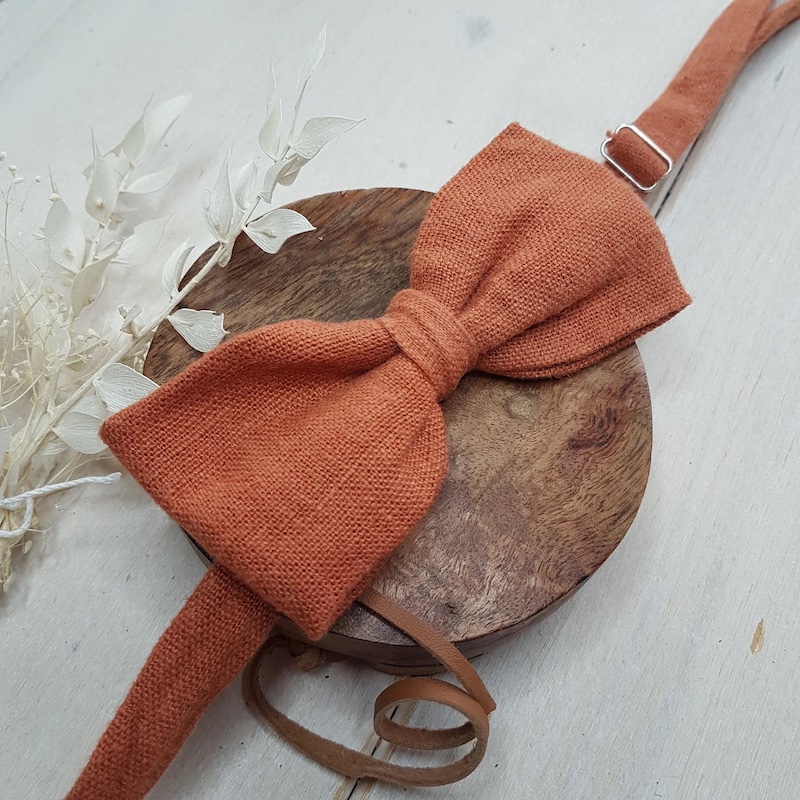 Bräutigam Outfit, Bräutigam Accessoires, Bräutigam Fliege Leinen