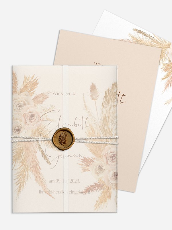 Hochzeitseinladungen, Bohohochzeit, Hochzeitspapeterie Boho, Hochzeitseinladungen Boho, Hochzeitsplanung