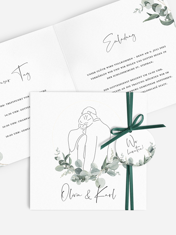 Hochzeitsplanung, Hochzeitseinladungen, Hochzeitspapeterie