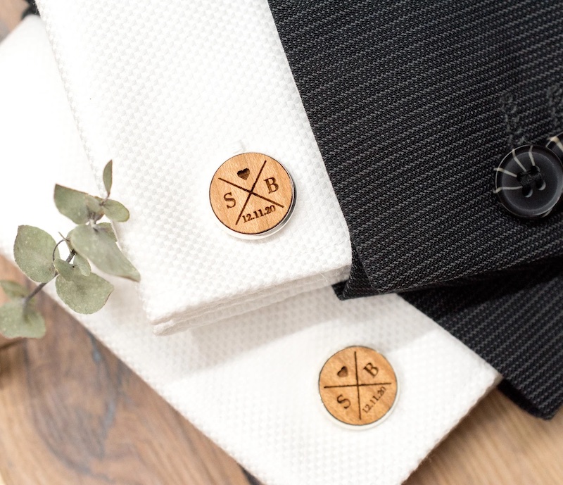 Bräutigam Outfit, Bräutigam Accessoires, Bräutigam Manschettenknöpfe, Manschettenknöpfe Personalisiert