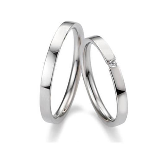 Eheringe, Trauringe, Weißgold