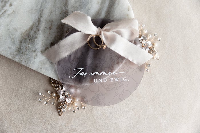 Ringkissen Hochzeit, Ringbox, Eheringe
