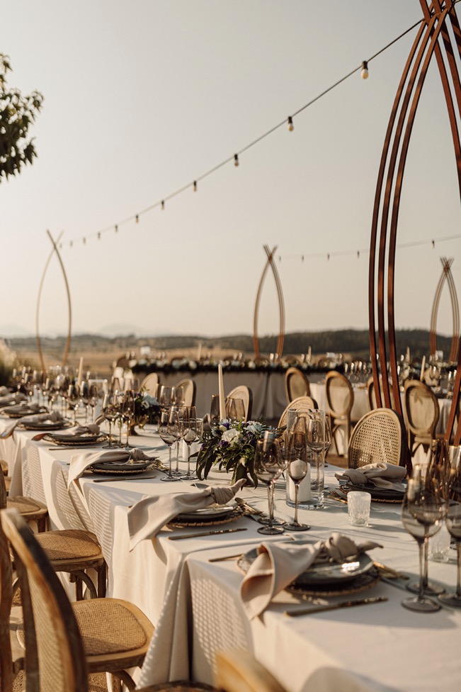 Tischdekoration Hochzeit