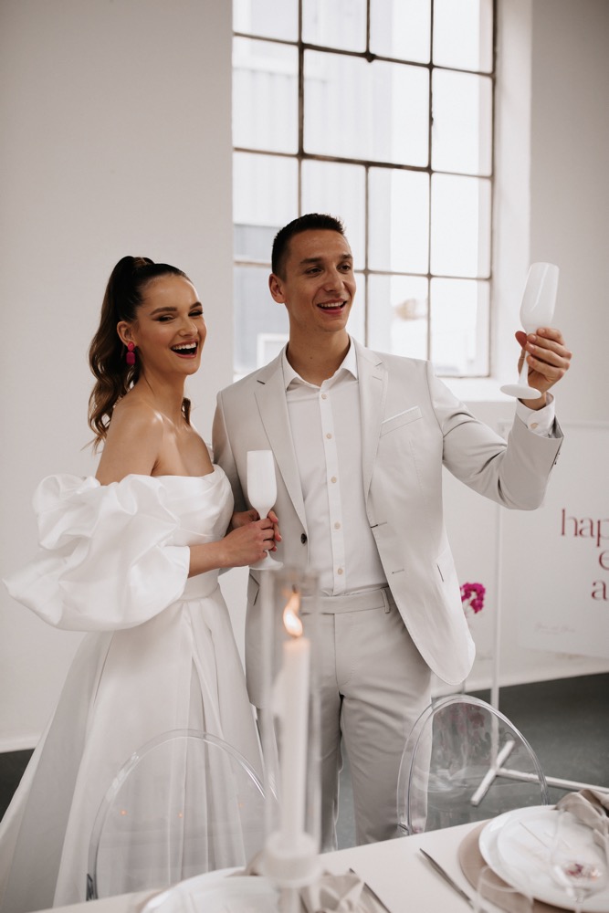 Bräutigamanzug hellgrau, Hochzeitsanzug