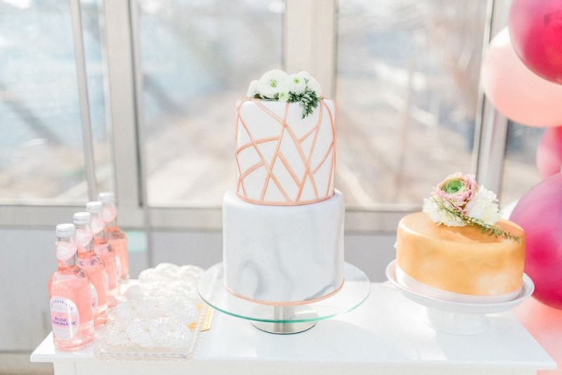 Hochzeitstorte Marmor Fondant