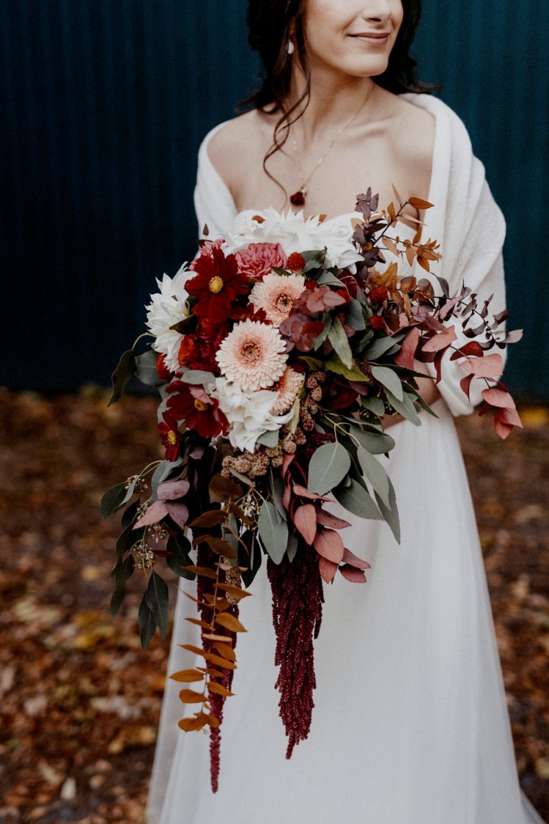 Brautstrauß Boho Herbst