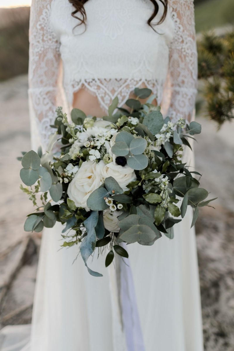 Brautstrauß Boho Greenery