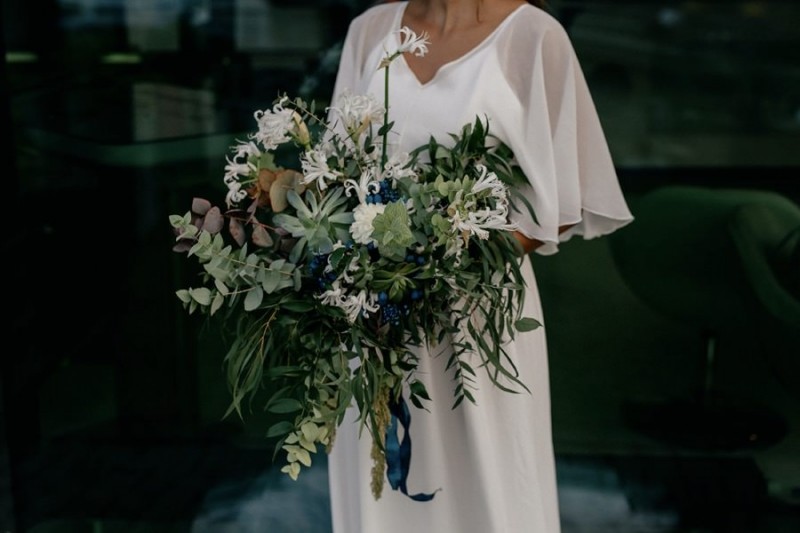 Brautstrauß Boho Greenery