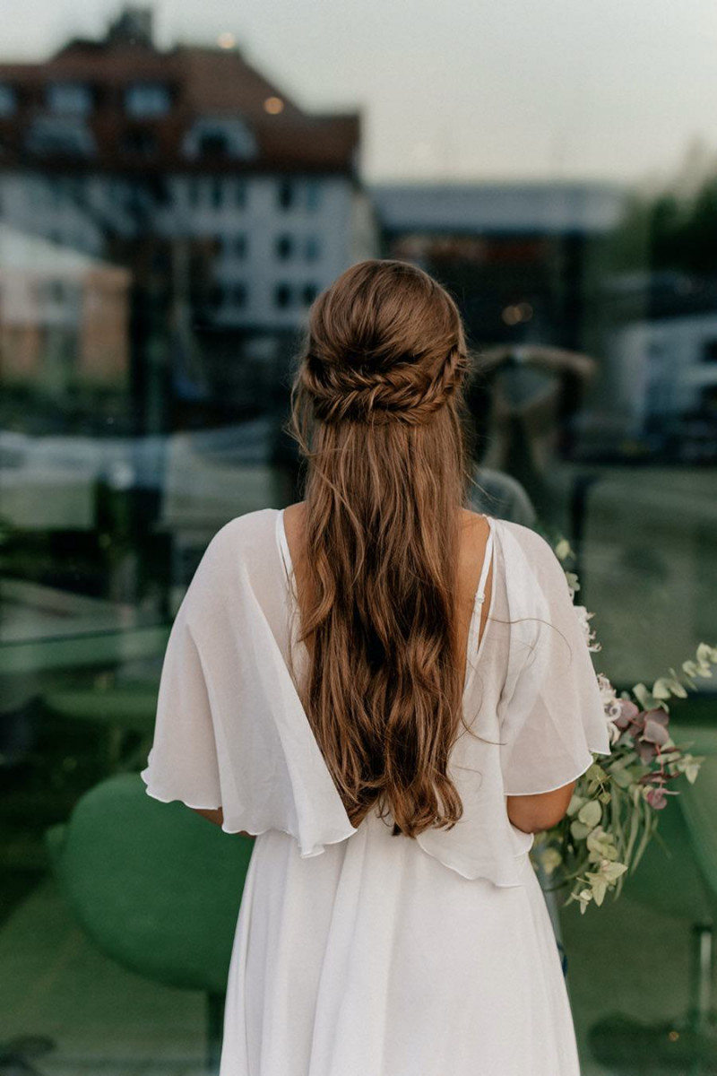 Brautfrisur, Flechtfrisur