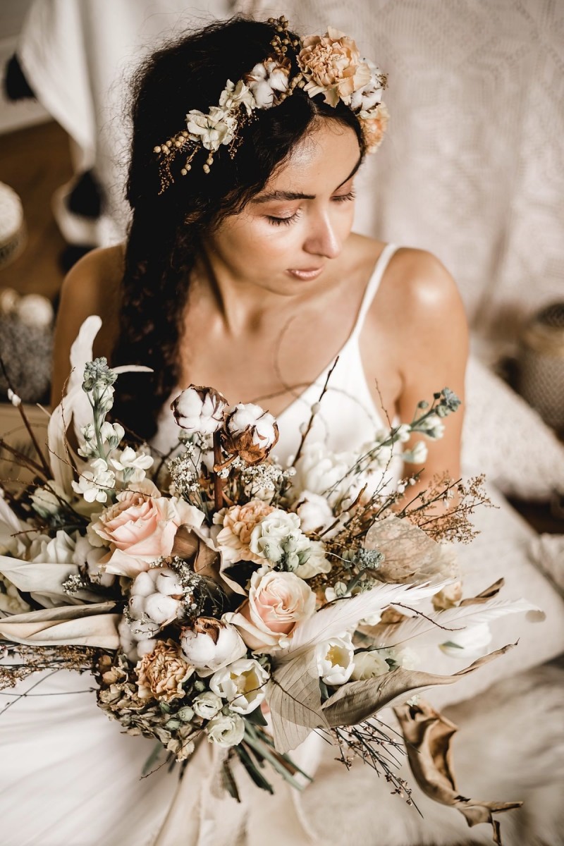 Brautstrauß Hippie Nude