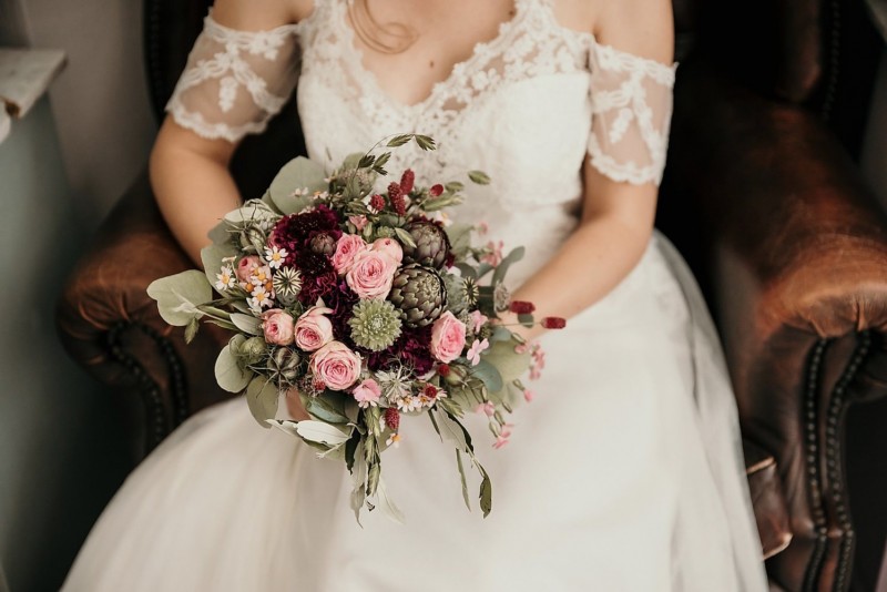 Brautstrauß Vintage