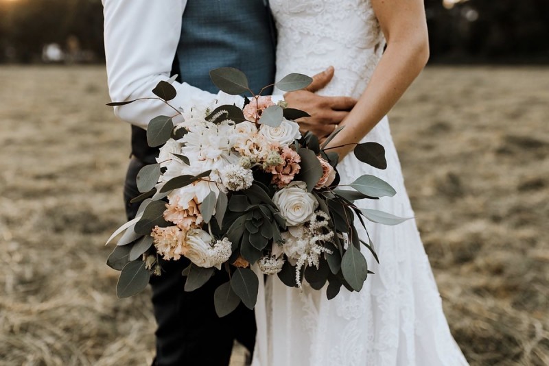 Brautstrauß Boho Vintage